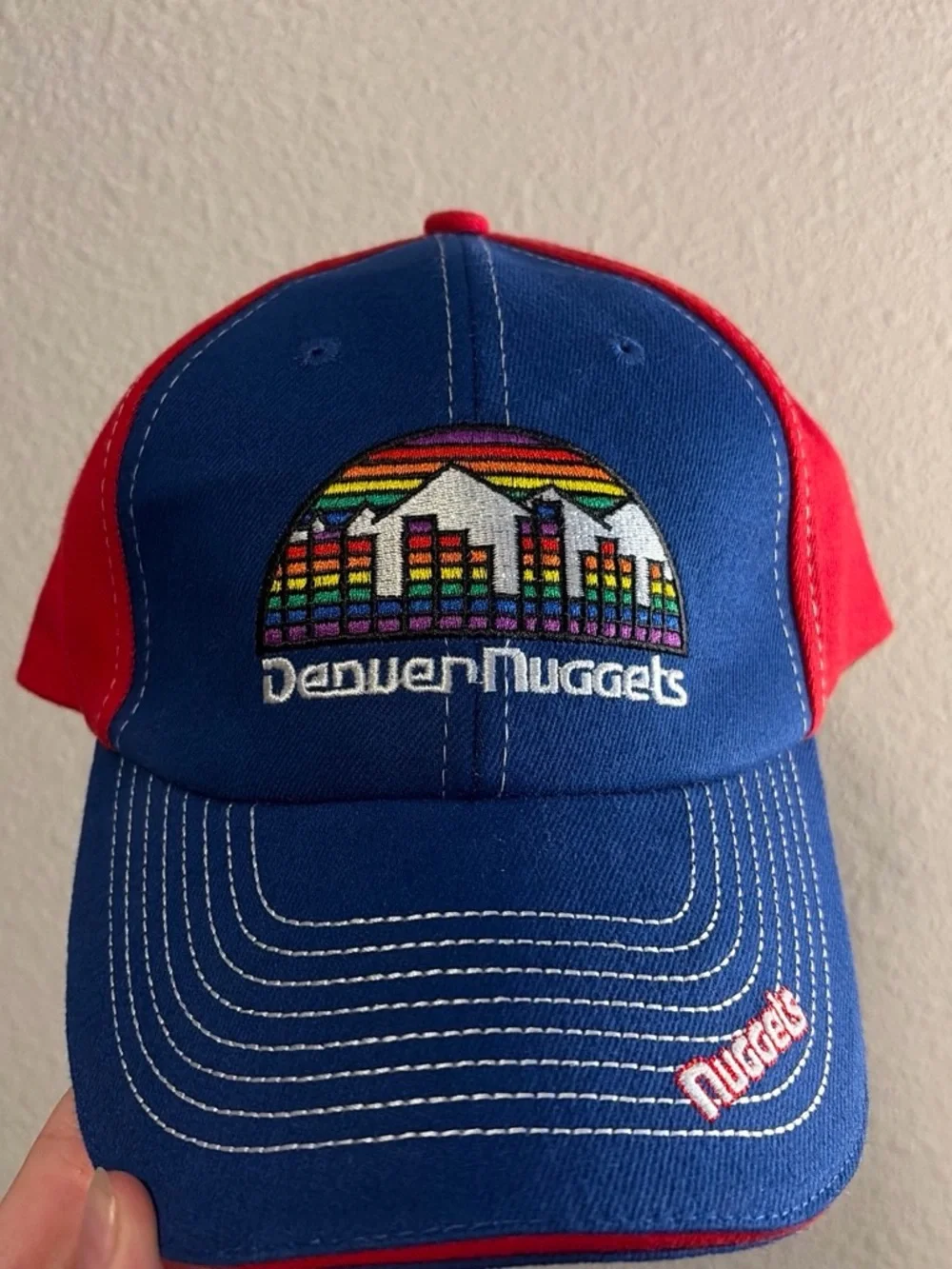 Blue & Red Team Logo Cap